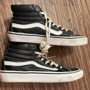 High top leather old skools